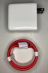 Oneplus Warp Wall Charger And Cable, 65W With Usb-c To. Fixed Price $17.99.