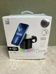 Lax 3-IN-1 Compact Wireless Charging Station Apple Watch Iphone & Airpods New. Fixed Price $16.00.