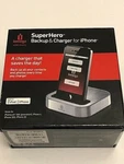 Iomega Superhero #35113 New Backup Charger Cradle For Iphone / Sd Card Reader. Fixed Price $14.99.