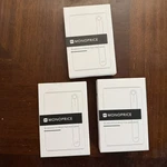 Monoprice Pocket Power Bank 5,000MAH Usb Lot Of 3 New Orange Pink Black Portable. Fixed Price $37.95.