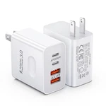 2-PACK Usb Wall Charger, 40W 4-PORT Fast Charging Block Dua.... Fixed Price $37.07.