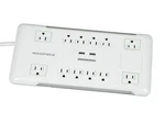 Monoprice Power & Surge - 12 Outlets 3420 Joules, White. Fixed Price $65.70.