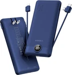 Veger Portable Charger For Iphone With Built In Cables And Wall Plug, Navy. Fixed Price $46.90.