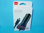 Verizon Micro Usb Car Charger With Dual Output & Light 3.4 Amps New Sealed. Fixed Price $9.95.