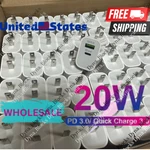 20W Pd Usb-c Power Qc 3.0 Adapter Fast Wall Charger For Iphone Samsung Wholesale. Fixed Price $77.00.