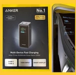 Anker Prime Power Bank 20000MAH 200W Usb-c 3-PORTS Charger Smart Display 20K. Fixed Price $80.00.