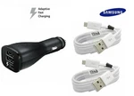 Dual Port Samsung Fast Black EP-LN915U Car Charger Amp & 2X Micro Usb Cable. Fixed Price $9.85.