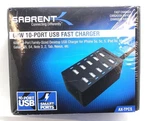 Sabrent 60 Watt (12 Amp) 10-PORT Desktop Usb Rapid Charger Black. Fixed Price $24.88.