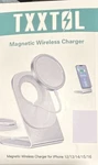 Txxtol Magnetic Wireless Charger 2-IN-1 Stand Silver Aluminum For Iphone 12-16. Fixed Price $18.48.