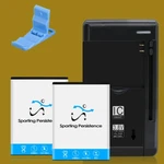 Sporting 2X 1250MAH Battery Charger Bracket For Samsung Flight Ii SGH-A817 Phone. Fixed Price $49.78.