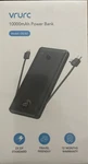 Vrurc Portable Cell Phone Charger 10000MAH Usb Power Bank Built In Cables New. Fixed Price $17.50.