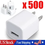 White 1A Usb Power Adapter Ac Home Wall Charger Plug For Iphone 5 6 7 8 Lot. Fixed Price $28.38.