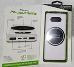 Aduro Powerup Shine 10000 Mah Wireless Charging Portable Battery Bank - White. Fixed Price $32.60.