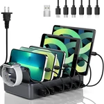 Charging Station For Multiple Devices, 6 1 Charger Multi... Fast Ship. Fixed Price $53.99.