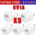 5X White 1A Usb Power Adapter Ac Home Wall Charger Plug For Iphone 6 7 8. Fixed Price $6.55.