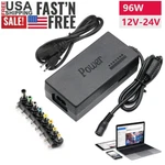 96W Universal Laptop Charger Adapter For Notebook 12-24V Adjustable Power Supply. Fixed Price $11.99.
