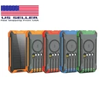Solar Charger Power Bank Built-in Cables Wireless Fast Charging Iphone Android. Fixed Price $17.99.
