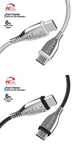 Naztech Titanium Usb-c To Braided Cable 6FT Transfers Media Within Seconds. Fixed Price $27.99.