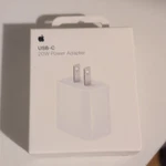Apple 20W Usb-c Fast Power Adapter 1-PORT Wall Charger, White Matte. Fixed Price $13.99.