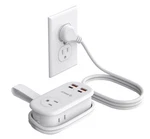 Orico 65W Gan Travel Power Strip With 7-IN-1 Charging Ports (3 Ac White. Fixed Price $70.05.
