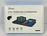 Seneo Dual 2 1 Fast Wireless Charging Charger Pad Stand - Apple Watch Iphone. Fixed Price $16.00.