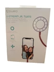 Aduro U-stream Jr Twins Home Streaming Studio-clip And Dual Ring Lights-mauve. Fixed Price $13.95.