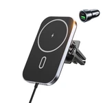 For Magsafe Car Mount Charger With Adapter, 360 Rotation Magnetic Wireless. Fixed Price $43.09.