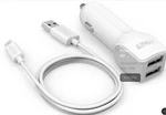 Great Anker 24W 4.8A 2-PORT Turbo Usb Car Charger (for Both Apple, Android). Fixed Price $17.80.
