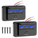 Linkstyle 2PCS Car Charger Panel, Dual 18W QC3.0 Usb & 30W Pd. Fixed Price $29.07.