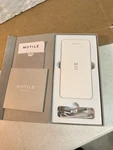 Motile Charger 10,000 Mah Qi Certified Wireless Power Bank Fast White. Fixed Price $10.00.