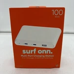 Surf Onn. 100W Multi-port Charging Station 3-IN-1 Charger, 2 Usb-c & Ports. Fixed Price $24.30.