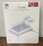 Sealed! Soopii 60W 6-PORT Charging Station For Multiple Devices New Box. Fixed Price $30.17.