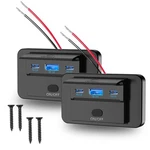 12V Panel Wall Mount Usb Outlet,dual PD3.0 Type Quick Charge 72W & QC3.0 18.... Fixed Price $23.48.