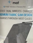 Tylt Wireless Charging Mat Fastest Dual Charger - Gray New. Fixed Price $59.99.