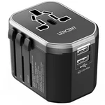 Lencent International Universal Travel Adapter Uk Eu Au Converter Plug 2 Usb. Fixed Price $12.79.