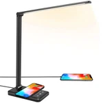 Jostic Led Desk Lamp With Wireless Charger, Usb Charging Port, 10 Brightness,.... Fixed Price $43.72.