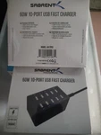 Sabrent 60 Watt (12 Amp) 10-PORT Family-sized Desktop Usb Rapid Charger. Smar.... Fixed Price $29.99.