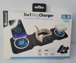 Bluestone 3 1 Mag Charger Iphone/apple Watch/airpods Folding Travel Sealed. Fixed Price $19.99.