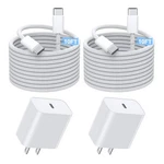 Fast Charging Iphone 17 16 15 CHARGER,2PACK 10 Ft Long Usb Woven Cord.... Fixed Price $39.19.