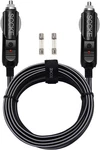 Heavy-duty 20A 10FT / 3.05M 14 Awg Male To Plug Cigarette Lighter Black. Fixed Price $17.58.