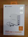 Hyperjuice 140W Usb-c Charger Pd 3.1 Adapter 3-PORT Foldable Wall Plug HJG140. Fixed Price $34.99.