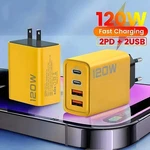 120W 4-PORT Usb Fast Wall Charger Block For Cell Phone Ipad Lot. Fixed Price $8.99.