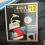 Vibe Essential Wireless Charging Stand 4- In- 1 Power Organizer. Fixed Price $5.00.