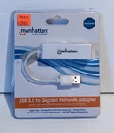 Manhattan 506847 Usb 3.0 To Gigabit Network Adapter White. Fixed Price $11.88.