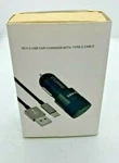 Sngg QC3.0 Usb Car Charger With Type Cable Android Macbook Connect Free Ship. Fixed Price $17.48.