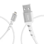 Iphone Charger Ihome Fabric Braided Lightning To Usb Cable, White, 6'. Fixed Price $35.90.