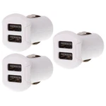 Scosche Revolt 2-PORT Usb Charger Dual 12W Watt 5V Ports White (pack Of 3). Fixed Price $16.99.