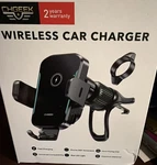 Chgeek Wireless Car Charger Phone Holder Mount 15W Fast Charging Auto Clamping. Fixed Price $20.00.
