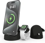 2IN1 Charging Station Wireless Charger Dock For Apple Watch 9/8 Airpod Iphone 15. Fixed Price $11.99.