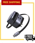 Ugreen Nexode 45W 3 In 1 Retractable Usb Compact Gan Fast Wall Charger. Fixed Price $48.94.